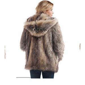Faux fur coat